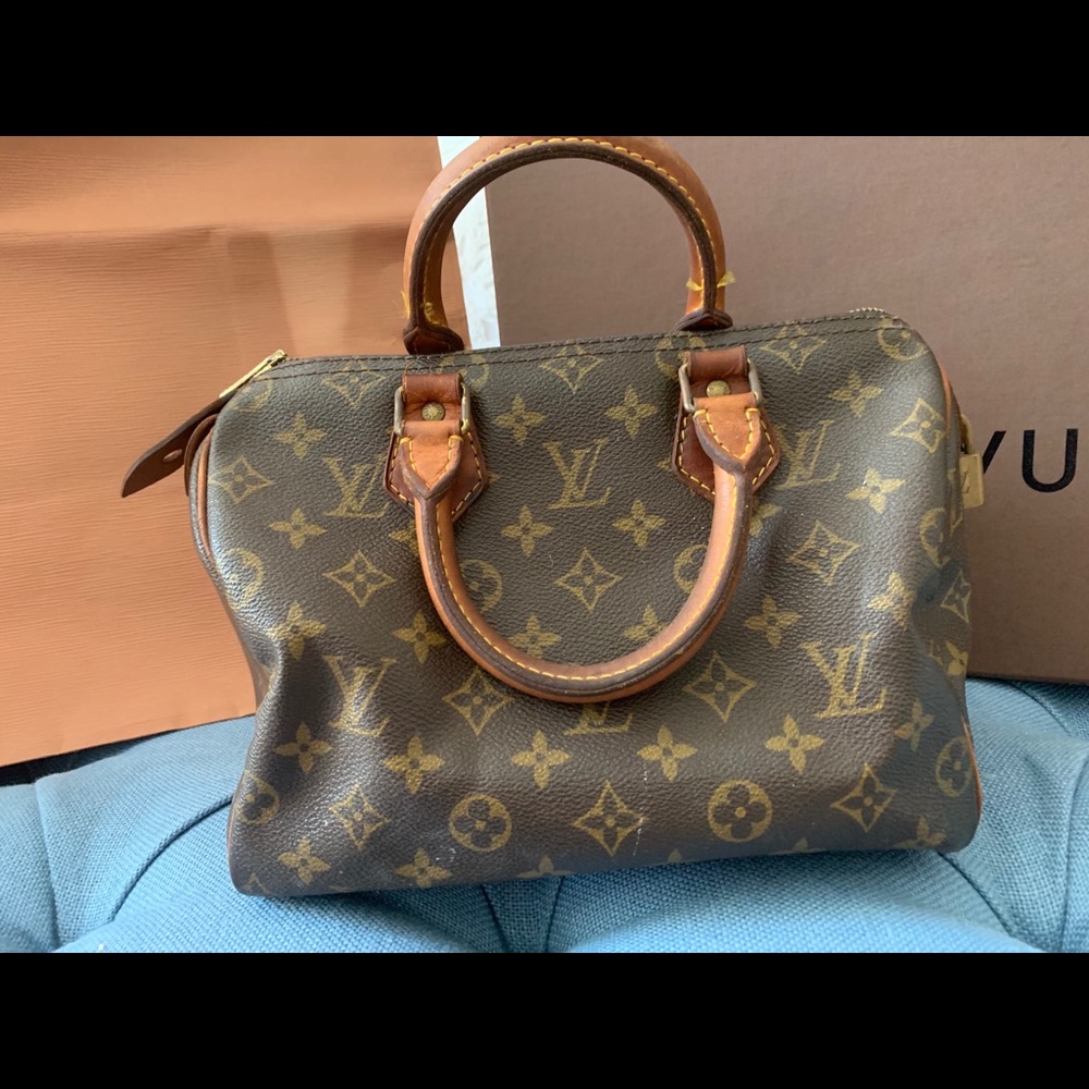 Small Authentic Louis Vuitton Satchel